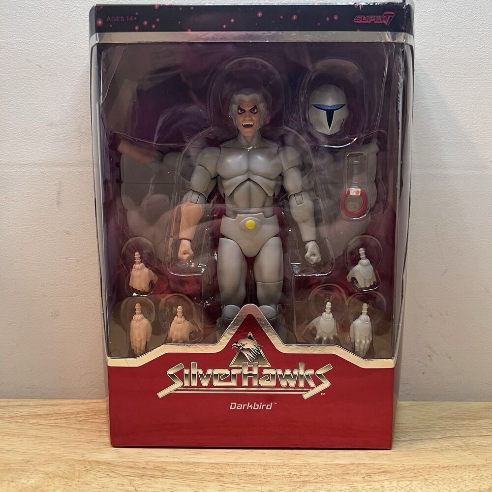Super7 SilverHawks ULTIMATES Darkbird Action Figure New Sealed